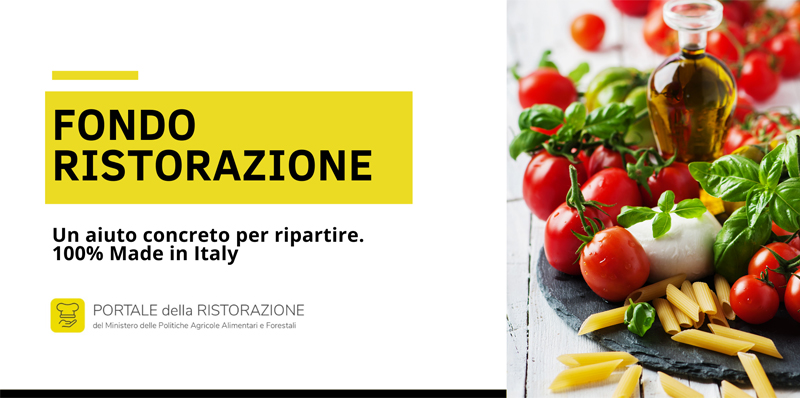 FONDO RISTORAZIONE: incentivi per gli acquisti effettuati dopo il 14 Agosto 2020 di prodotti di filiere agricole e alimentari